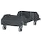 Rubbermaid Commercial Rubbermaid Slim Jim 120 lb. cap. Gray Resin Wheeled Garbage Can Dolly 1980602 - alternate 1